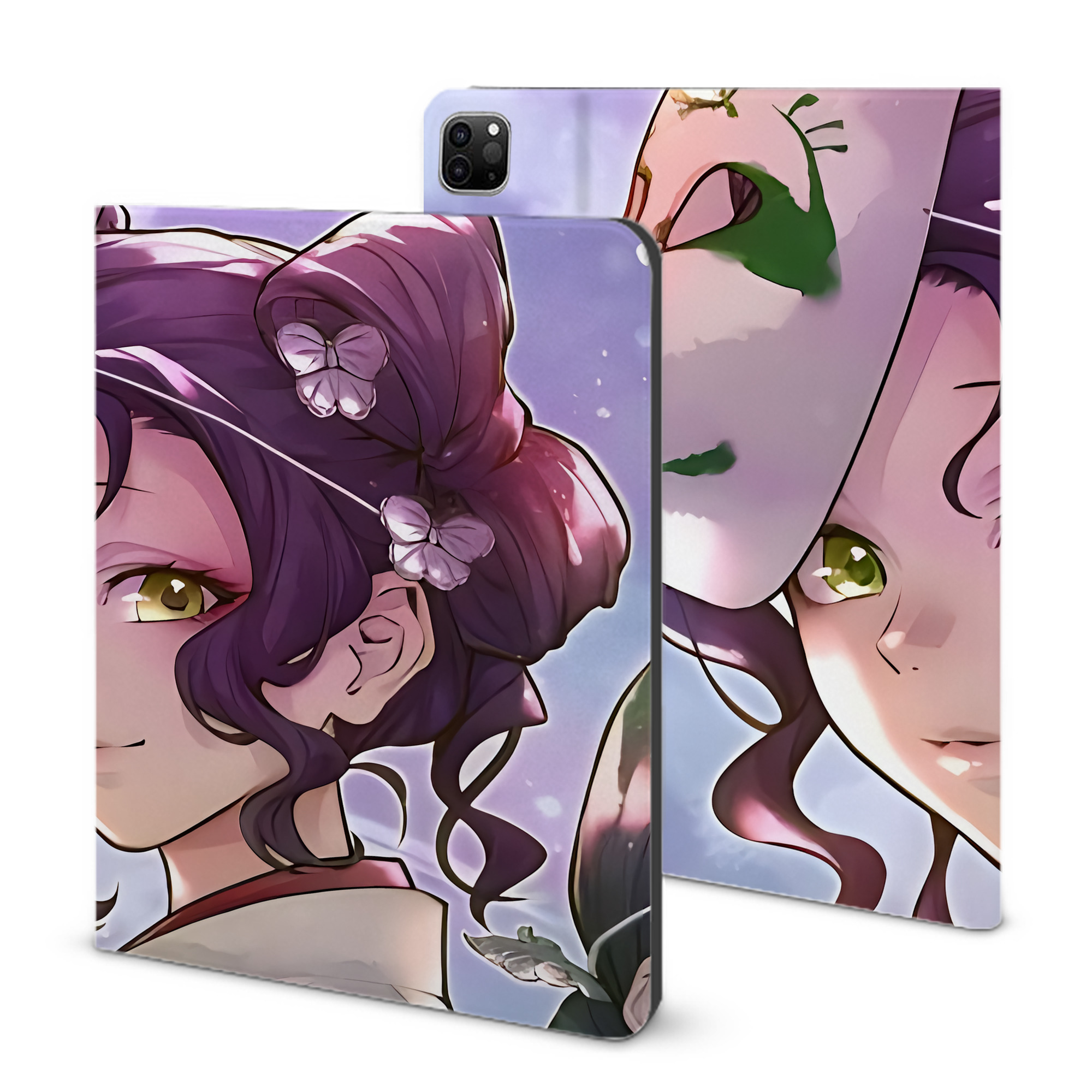 （画像用） 薬屋のひとりごと The Apothecary Diaries IPad ケース ブック型 PUレザー TPU 耐衝撃 軽量 薄型 ペン収納なし 全面保護 IPad 各モデル対応